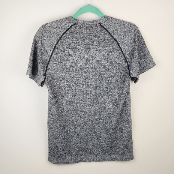 Rhone Heather Gray Short Sleeve Raglan Active Tee sz S - Picture 2 of 8